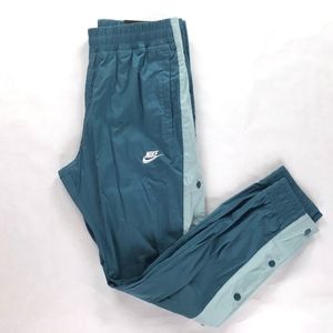 Nike AF1 Woven Snap Jogger Pants Light Blue White